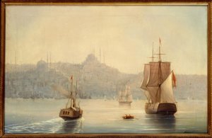 Konstantinopel, port / maleri av I.K. Aivazovsky