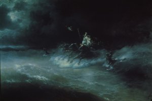 Poseidons reiser over havet, 1894 av Ivan Konstantinovich Aivazovsky