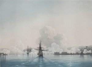 Sevastopol. Fort Constantine. Fort Nicholas, 1850-tallet av Ivan Konstantinovich Aivazovsky