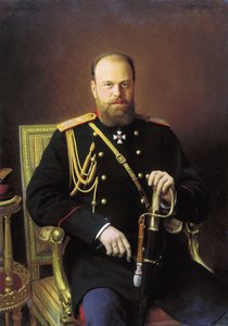 Portrett av keiseren Alexander III, 1886