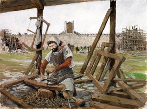Carpenter, Scarborough Castle, 1100-tallet, c1990-2010
