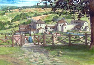 Great Witcombe Roman Villa, ca AD250, c1990-2010