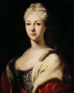 Portrett av storhertuginne Natalya Alexeevna av Russland