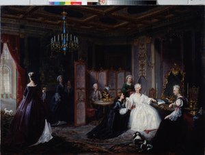 Keiserinne Katarina den store (Catherine II Romanov av Ivan Osipovich Miodushevsky