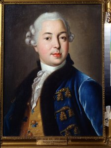 Portrait du prince Serguei M. Golitsyn (Portrett av prinsen Serguey M. Golitsyn). Maleri av Ivan Petrovich Argunov (Argounov) (1729-1802). Olje på lerret, 56 x 42 cm av Ivan Petrovich Argunov