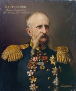 Portrett av Ivan Alexeyevich Bartolomey 18131870, 1860-tallet av Ivan Stepanovich Ksenofontov