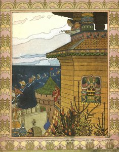 Illustrasjon til eventyret Den hvite and, 1902
