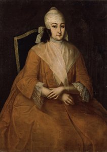 Portrett av Anna Leopoldovna, regent av Russland 1718-1746, mellom 1740 og 1746