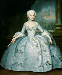 Portrett av Sarah Eleonor Fermor (1740-1824) 1749-50 (olje på lerret)