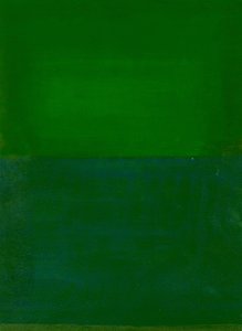 Rom, tid, bevegelse, grønn, 2010 av Izabella Godlewska de Aranda