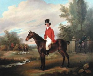 Forbereder for jakten (olje på lerret) av J.A. Mitchell
