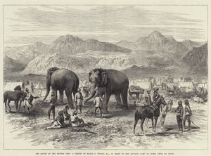 The Mouth of the Khyber Pass, foran Advance Camp ved Hurri Singh Ka Bourj