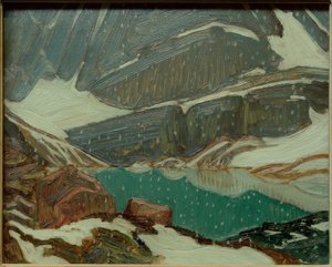 Snø ved Oesasjøen