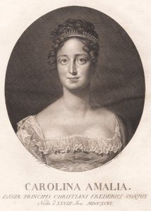 Caroline Amalie av J.F. Clemens