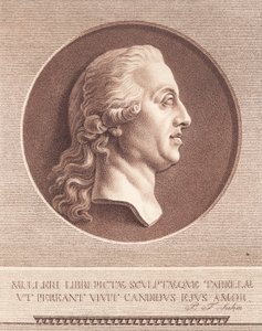 Fru Adam Muller. Etter Wiedewelts marmormedalje av J.F. Clemens