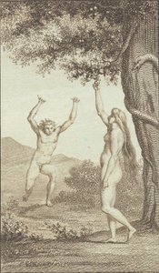 Illustrasjon til Ewalds "Adam og Eva". III av J.F. Clemens