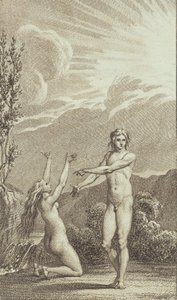 Illustrasjon til Ewalds "Adam og Eva". II av J.F. Clemens