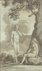 Illustrasjon til Ewalds "Adam og Eva". IV av J.F. Clemens