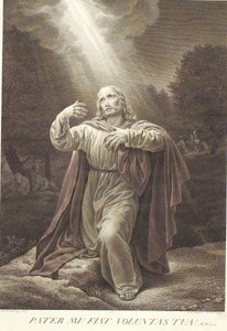 Kristus i Getsemane Have av J.F. Clemens