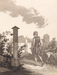 Niels Klim som løper i Potu av J.F. Clemens