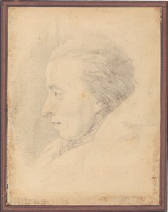 Portrett av poeten Johannes Ewald (1743-81) av J.F. Clemens