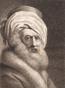 Portrett av en gammel mann. Nathan der Weise av J.F. Clemens