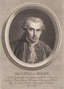 Portrett av lege Johan von Berger av J.F. Clemens