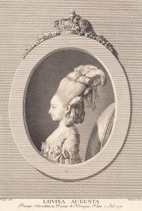 Prinsesse Louisa Augusta av J.F. Clemens