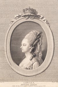 Prinsesse Louise, gift med Carl av Hessen av J.F. Clemens
