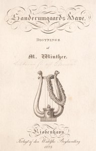 Sanderumgaards hage. Dikt av M. Winther av J.F. Clemens
