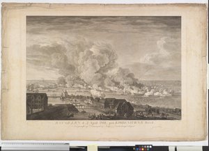 Slaget på Reden d. 2. april 1801 av J.F. Clemens