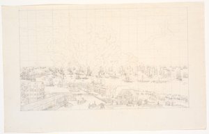 Slaget ved Rheden 2. april 1801 av J.F. Clemens
