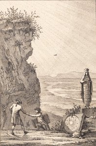 Tittel kobber for Olavides av J.F. Clemens