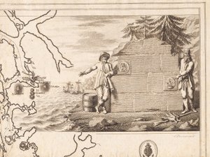 Tittelvignetten for et diagram av J.F. Clemens