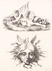 Øresund. Medusa hode av J.F. Clemens