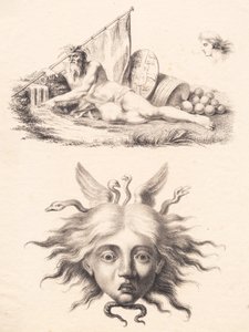 Øresund. Medusa hode av J.F. Clemens