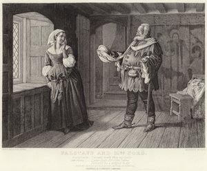 Falstaff og fru Ford, Merry Wives of Windsor, Act III, Scene III