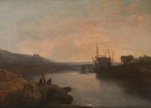Harlech Castle, fra Tygwyn Ferry, Summer