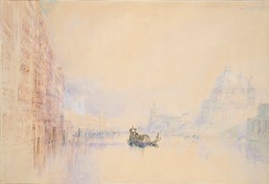 Venezia: Canal Grande, 1840 av Joseph Mallord William Turner