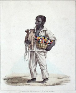 Dukkeselger på Carnival, Kingston, Jamaica av J.M. Belisario