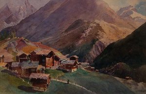 Zermatt fra Platten av J.M. Donne