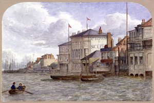 Utsikt over Crown And Scepter Inn, Greenwich, London, c1870