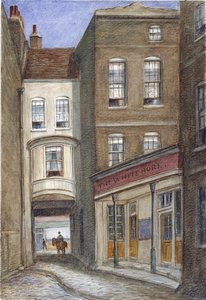 White Horse Inn, Fetter Lane, London, 1870