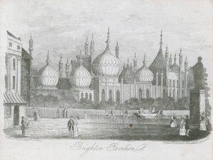 Generell utsikt over Brighton Pavilion av J.T. Wood