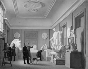 Thorvaldsens studio i Det Kongelige Kunstakademi, København