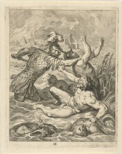 Achilles kjemper mot elveguden Scamander Scener fra livet til Achilles (serietittel) Vitam et mortem achilli (serietittel)