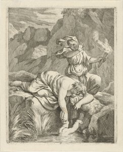 Thetis senker Akilles i Styx Scener fra livet til Achilles (serietittel) Vitam et mortem achilli (serietittel)