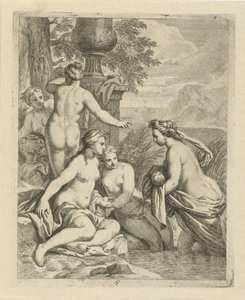 Thetis vender tilbake til vannymfene sine Scener fra livet til Achilles (serietittel) Vitam et mortem achilli (serietittel)