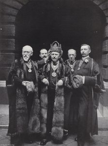Valgdag i Girdlers Hall, som kroner mesteren av J. Benjamin Stone