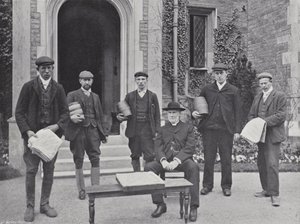 Hallaton Hare Pie Festival, presten og deputasjonen av J. Benjamin Stone